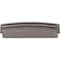 Jeffrey Alexander 128 mm Center Brushed Pewter Square-to-Center Square Renzo Cabinet Cup Pull 141-128BNBDL - alternate 5
